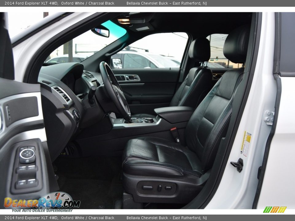 2014 Ford Explorer XLT 4WD Oxford White / Charcoal Black Photo #10