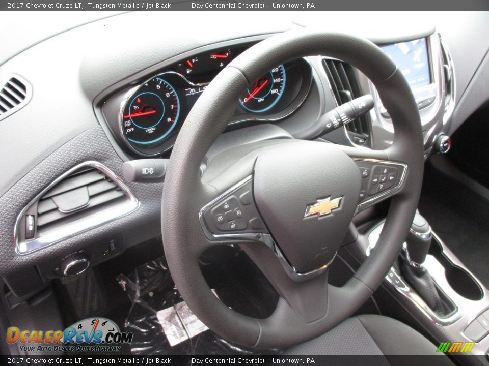 2017 Chevrolet Cruze LT Tungsten Metallic / Jet Black Photo #14