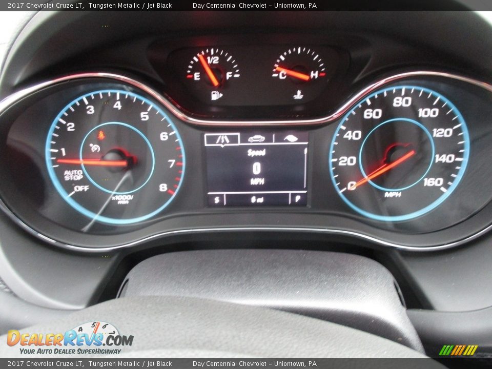 2017 Chevrolet Cruze LT Tungsten Metallic / Jet Black Photo #20