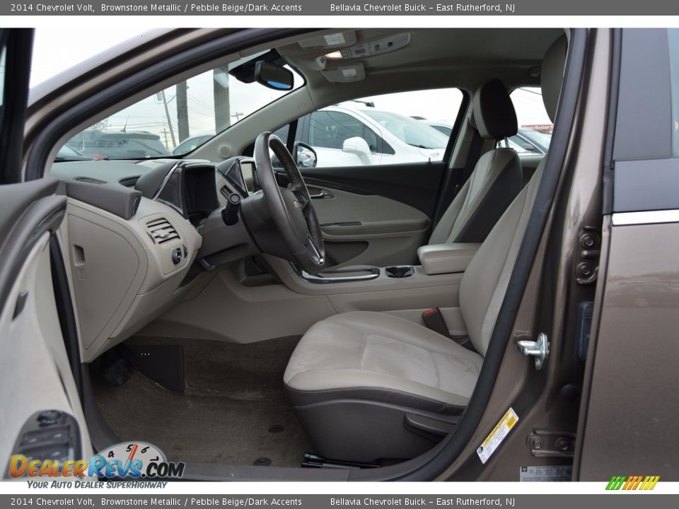 Pebble Beige/Dark Accents Interior - 2014 Chevrolet Volt  Photo #11