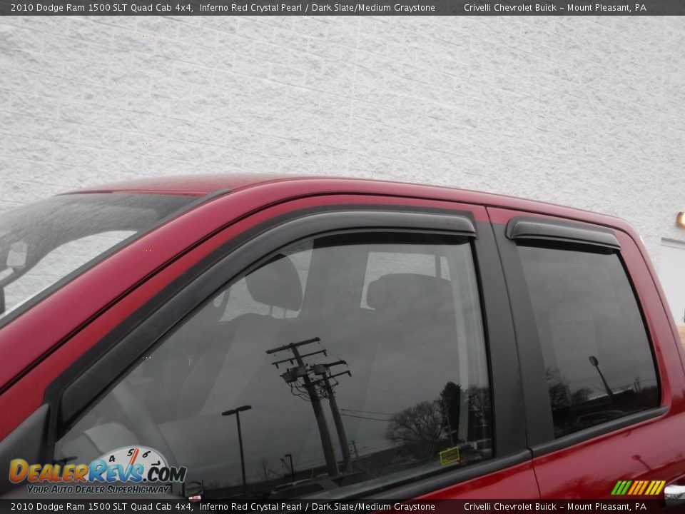 2010 Dodge Ram 1500 SLT Quad Cab 4x4 Inferno Red Crystal Pearl / Dark Slate/Medium Graystone Photo #5