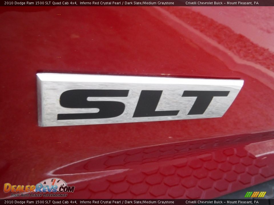 2010 Dodge Ram 1500 SLT Quad Cab 4x4 Inferno Red Crystal Pearl / Dark Slate/Medium Graystone Photo #14