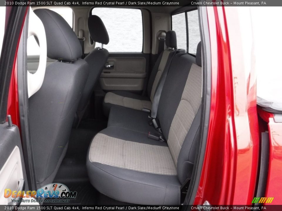 2010 Dodge Ram 1500 SLT Quad Cab 4x4 Inferno Red Crystal Pearl / Dark Slate/Medium Graystone Photo #30