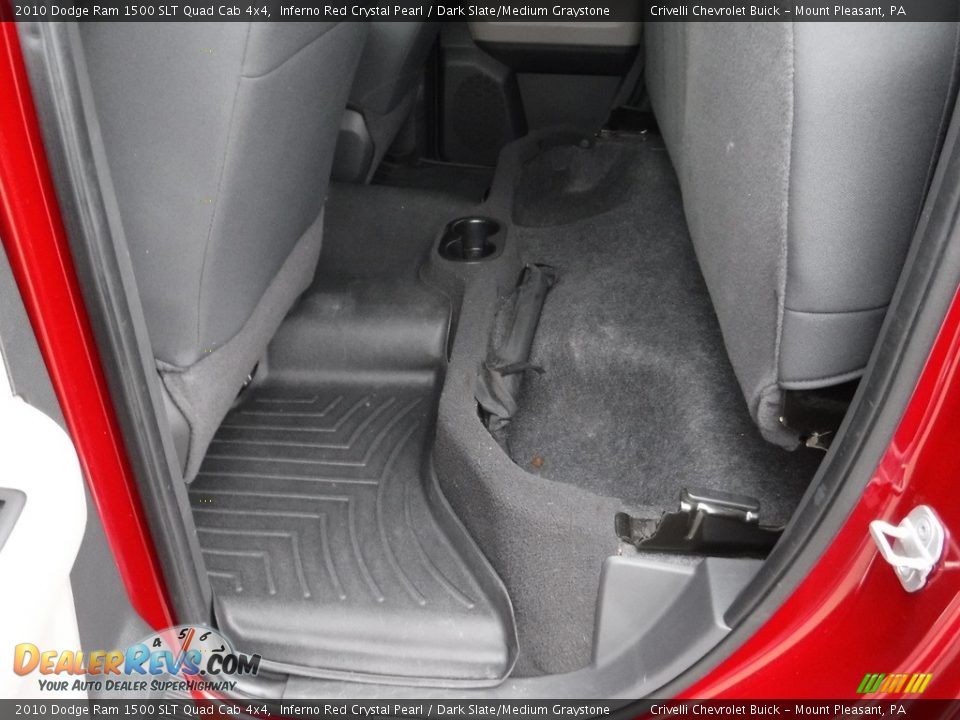 2010 Dodge Ram 1500 SLT Quad Cab 4x4 Inferno Red Crystal Pearl / Dark Slate/Medium Graystone Photo #31