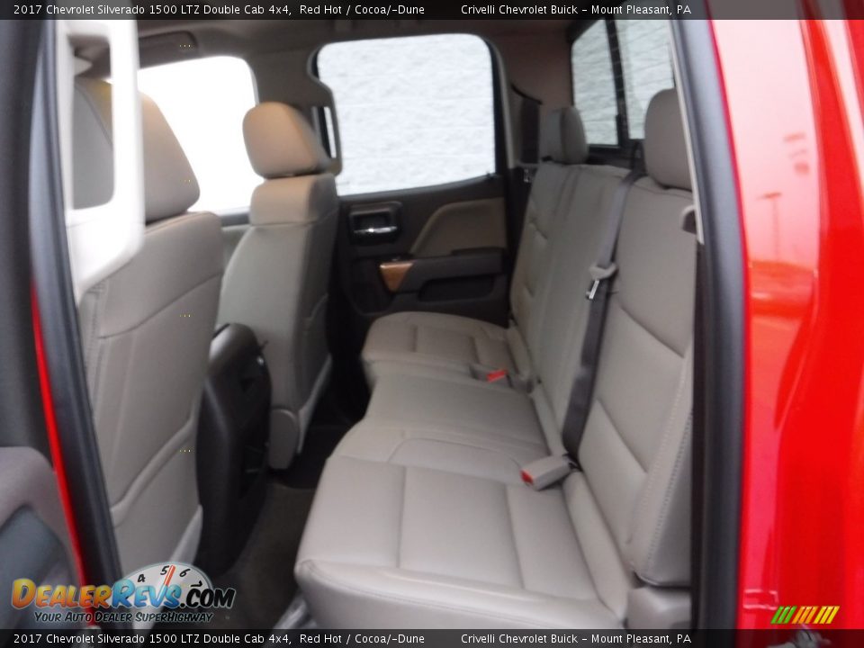 2017 Chevrolet Silverado 1500 LTZ Double Cab 4x4 Red Hot / Cocoa/­Dune Photo #24