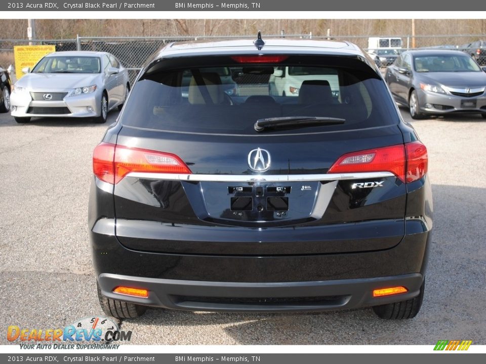 2013 Acura RDX Crystal Black Pearl / Parchment Photo #4