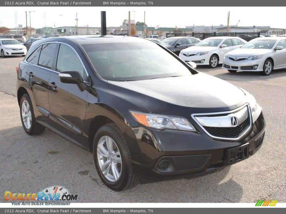 2013 Acura RDX Crystal Black Pearl / Parchment Photo #7