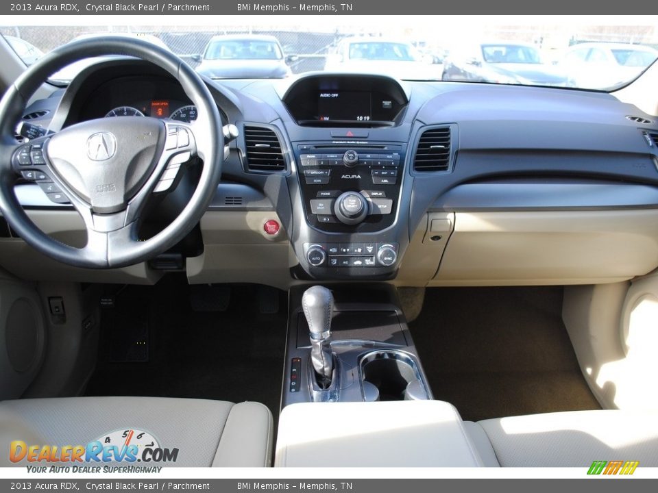 2013 Acura RDX Crystal Black Pearl / Parchment Photo #9