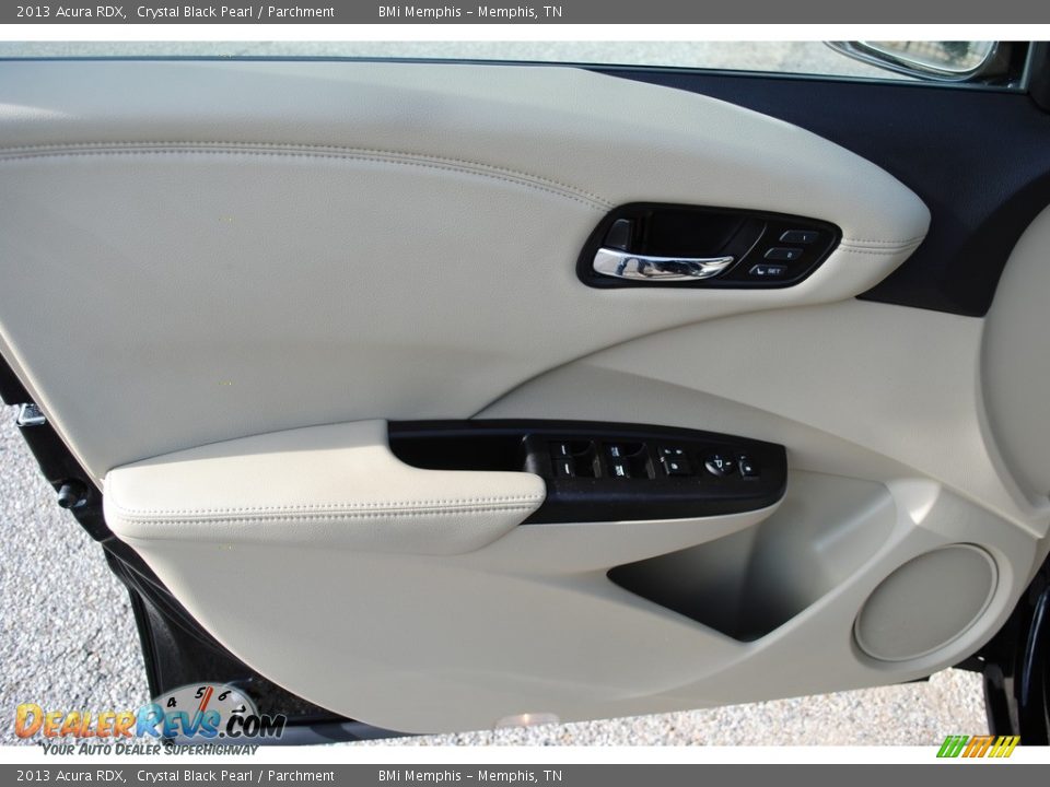 2013 Acura RDX Crystal Black Pearl / Parchment Photo #10