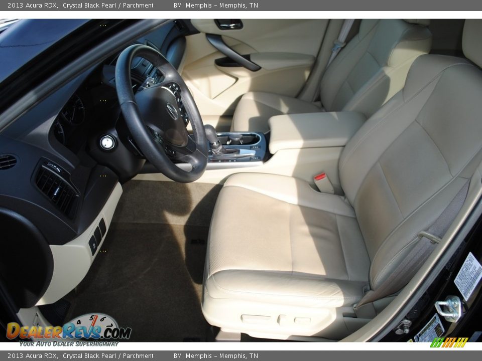 2013 Acura RDX Crystal Black Pearl / Parchment Photo #11