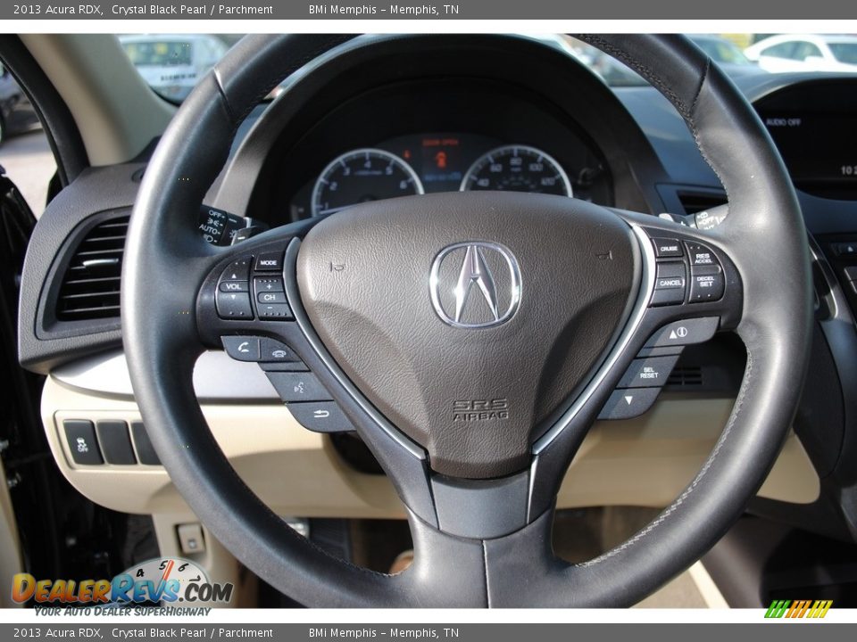 2013 Acura RDX Crystal Black Pearl / Parchment Photo #13