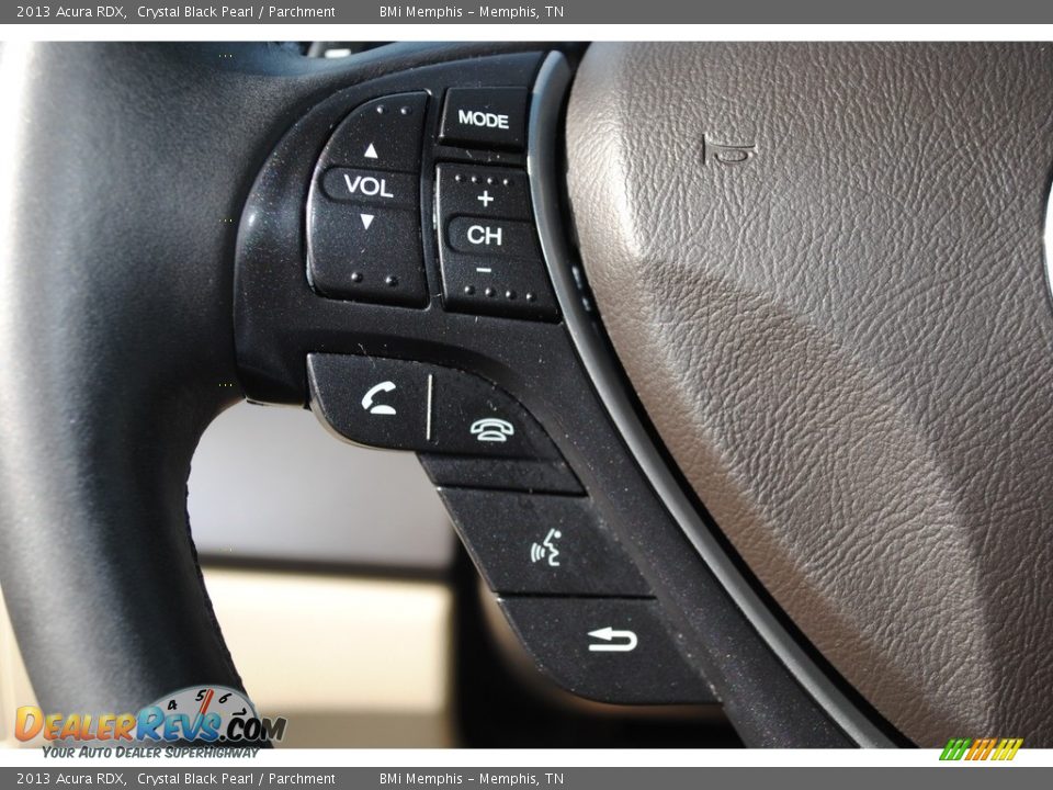 2013 Acura RDX Crystal Black Pearl / Parchment Photo #14