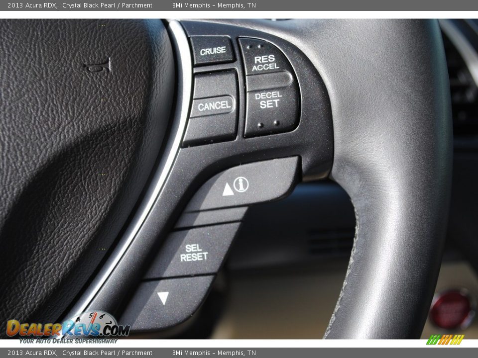 2013 Acura RDX Crystal Black Pearl / Parchment Photo #15