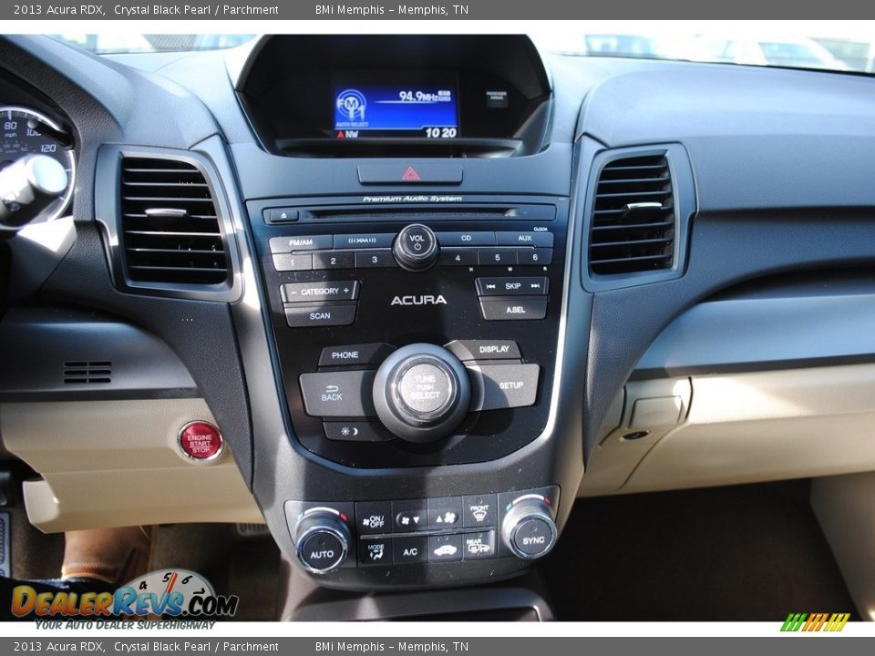 2013 Acura RDX Crystal Black Pearl / Parchment Photo #16