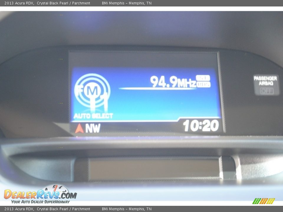 2013 Acura RDX Crystal Black Pearl / Parchment Photo #17