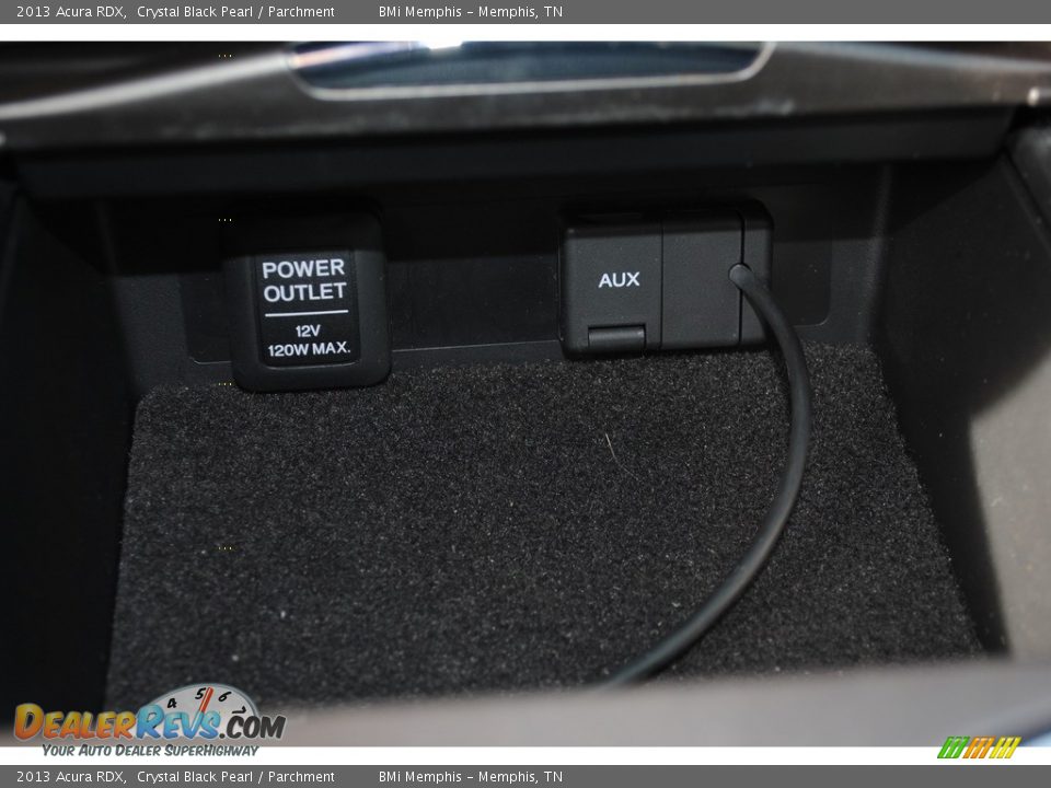 2013 Acura RDX Crystal Black Pearl / Parchment Photo #22