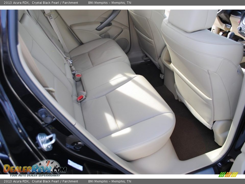 2013 Acura RDX Crystal Black Pearl / Parchment Photo #26