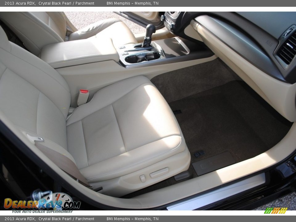 2013 Acura RDX Crystal Black Pearl / Parchment Photo #28