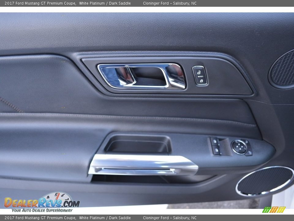 2017 Ford Mustang GT Premium Coupe White Platinum / Dark Saddle Photo #5