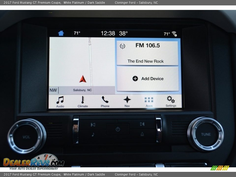 Navigation of 2017 Ford Mustang GT Premium Coupe Photo #9