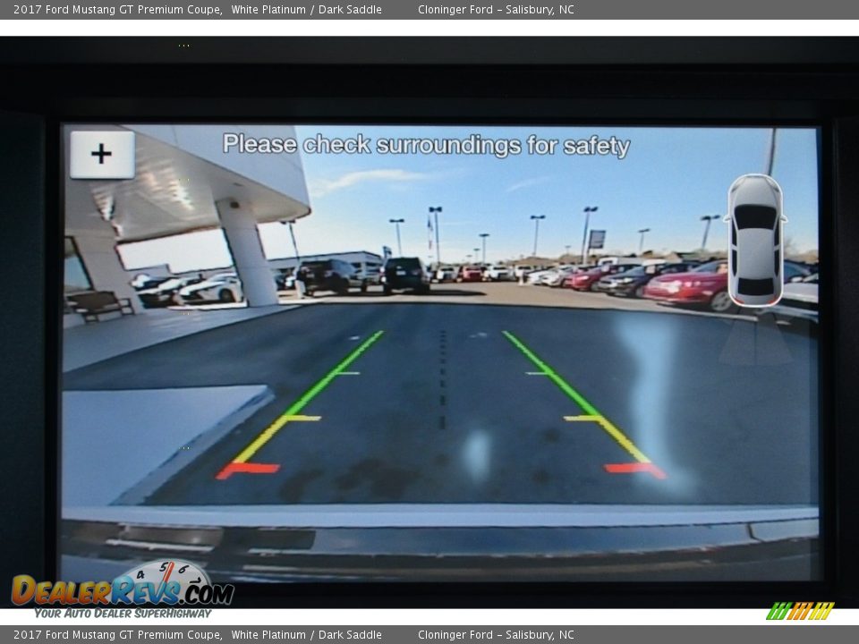 2017 Ford Mustang GT Premium Coupe White Platinum / Dark Saddle Photo #13