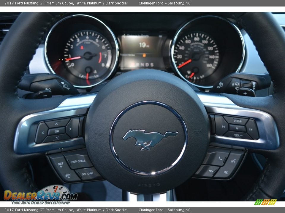 2017 Ford Mustang GT Premium Coupe Steering Wheel Photo #17
