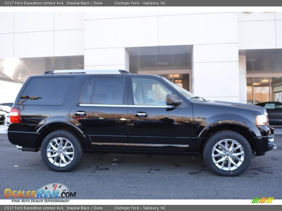 2017 Ford Expedition Limited 4x4 Shadow Black / Dune Photo #2