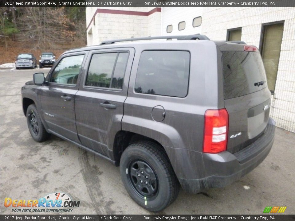 2017 Jeep Patriot Sport 4x4 Granite Crystal Metallic / Dark Slate Gray Photo #4