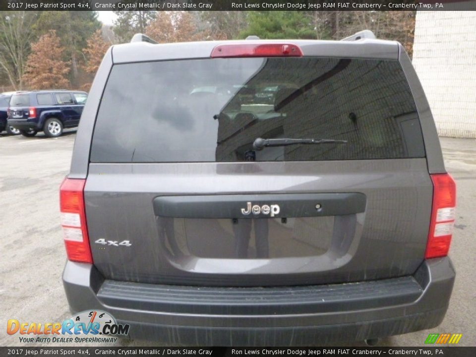 2017 Jeep Patriot Sport 4x4 Granite Crystal Metallic / Dark Slate Gray Photo #5