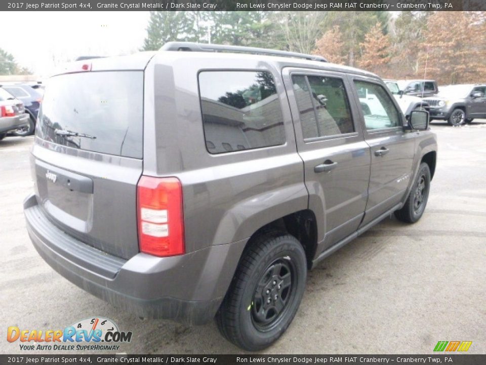 2017 Jeep Patriot Sport 4x4 Granite Crystal Metallic / Dark Slate Gray Photo #6