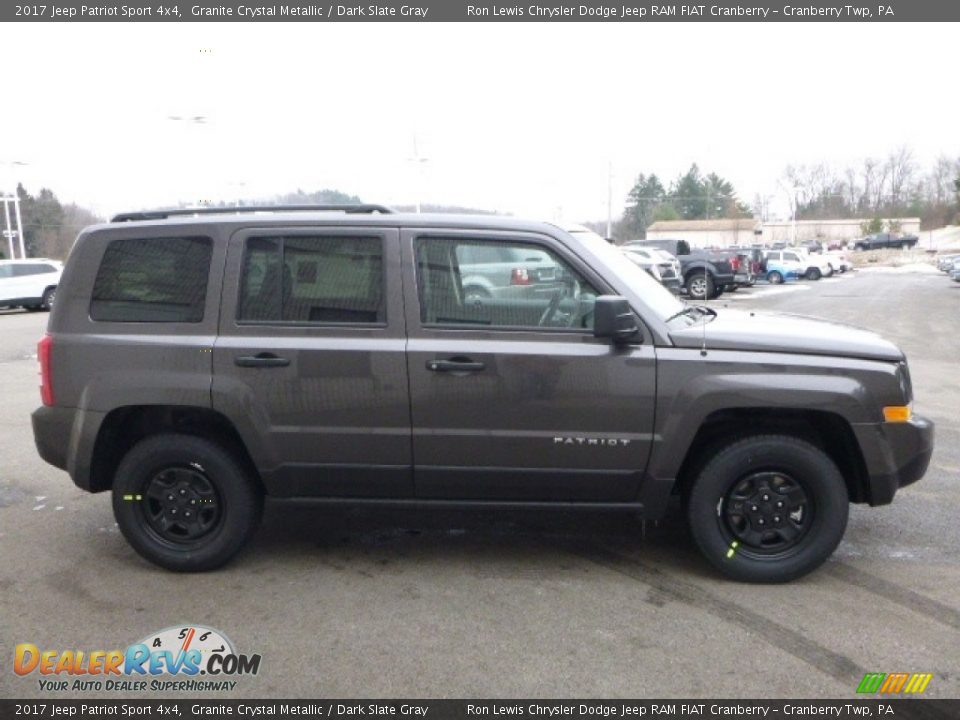 2017 Jeep Patriot Sport 4x4 Granite Crystal Metallic / Dark Slate Gray Photo #7