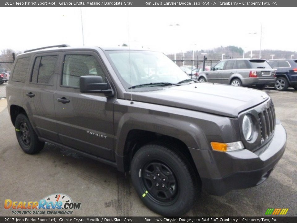 2017 Jeep Patriot Sport 4x4 Granite Crystal Metallic / Dark Slate Gray Photo #10