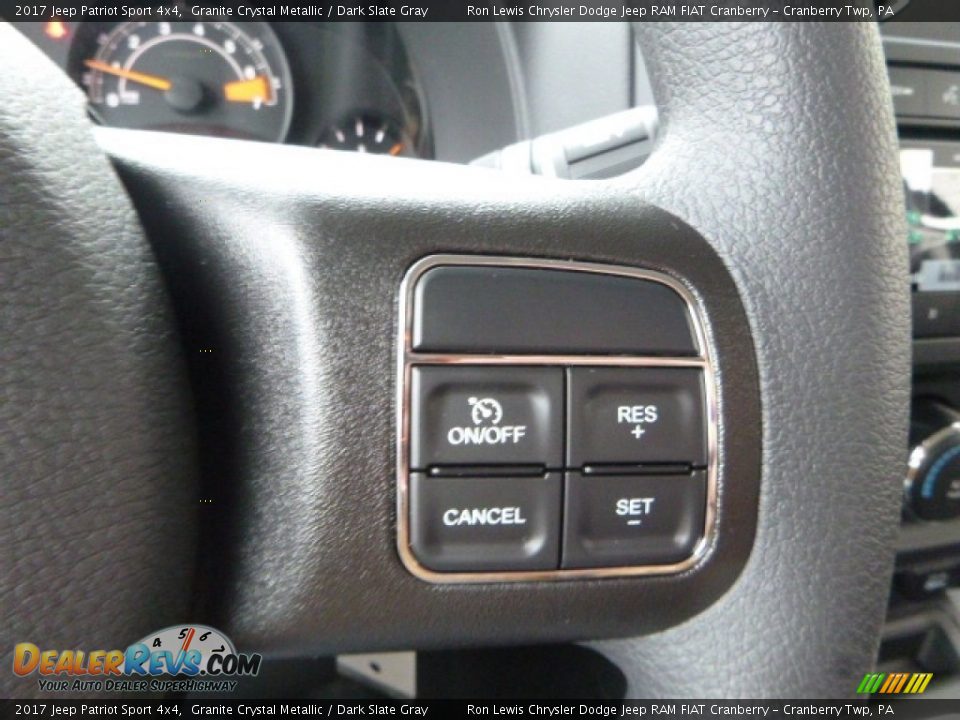 2017 Jeep Patriot Sport 4x4 Granite Crystal Metallic / Dark Slate Gray Photo #16