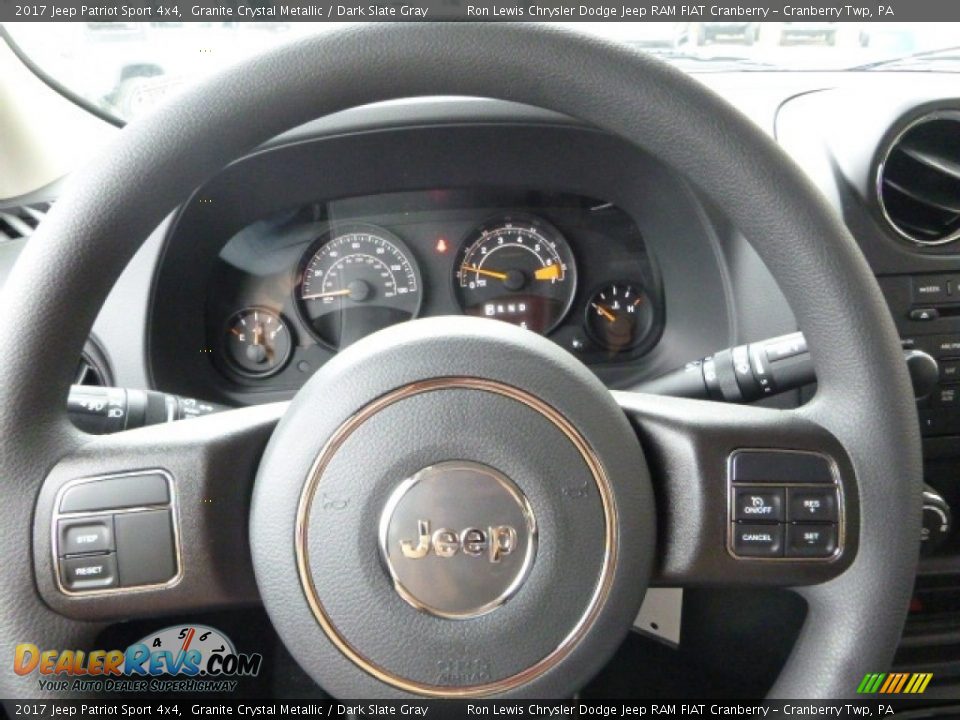 2017 Jeep Patriot Sport 4x4 Granite Crystal Metallic / Dark Slate Gray Photo #18