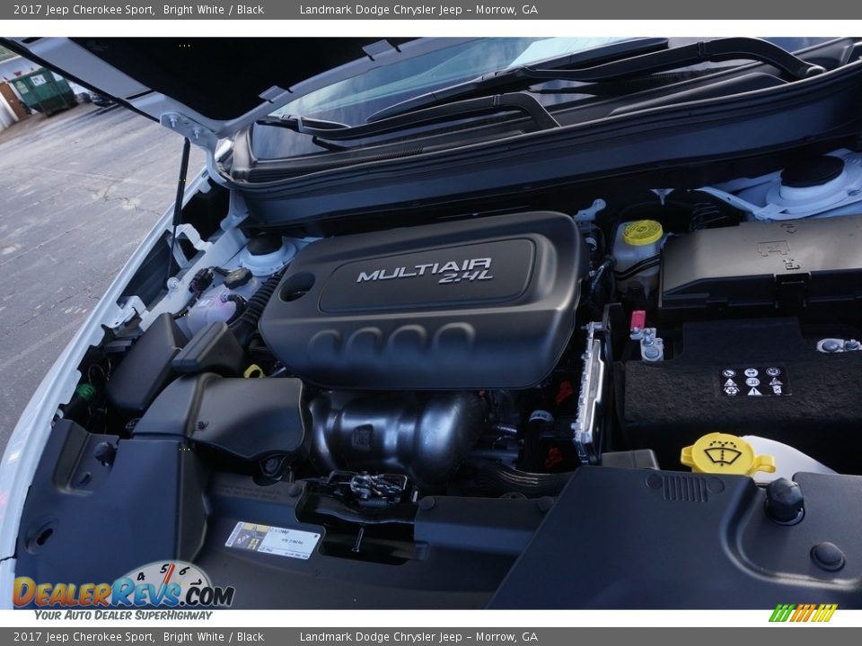 2017 Jeep Cherokee Sport Bright White / Black Photo #5