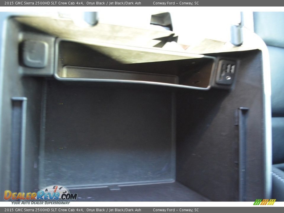 2015 GMC Sierra 2500HD SLT Crew Cab 4x4 Onyx Black / Jet Black/Dark Ash Photo #23