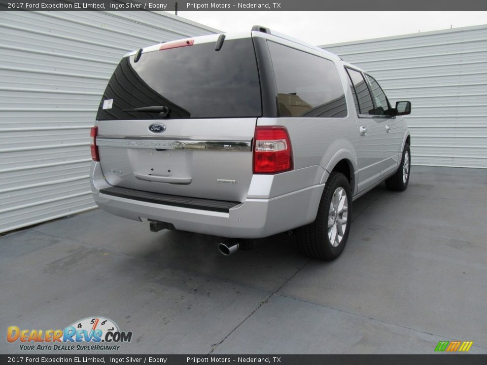 2017 Ford Expedition EL Limited Ingot Silver / Ebony Photo #4