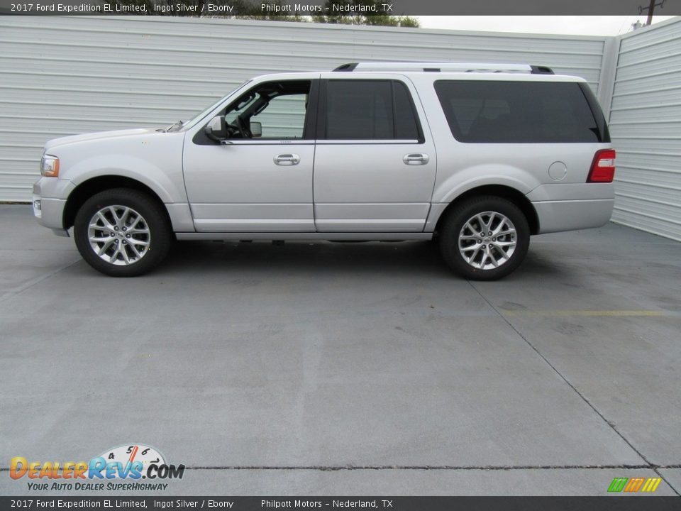 2017 Ford Expedition EL Limited Ingot Silver / Ebony Photo #6