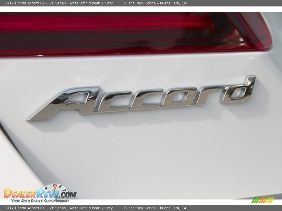 2017 Honda Accord EX-L V6 Sedan White Orchid Pearl / Ivory Photo #3