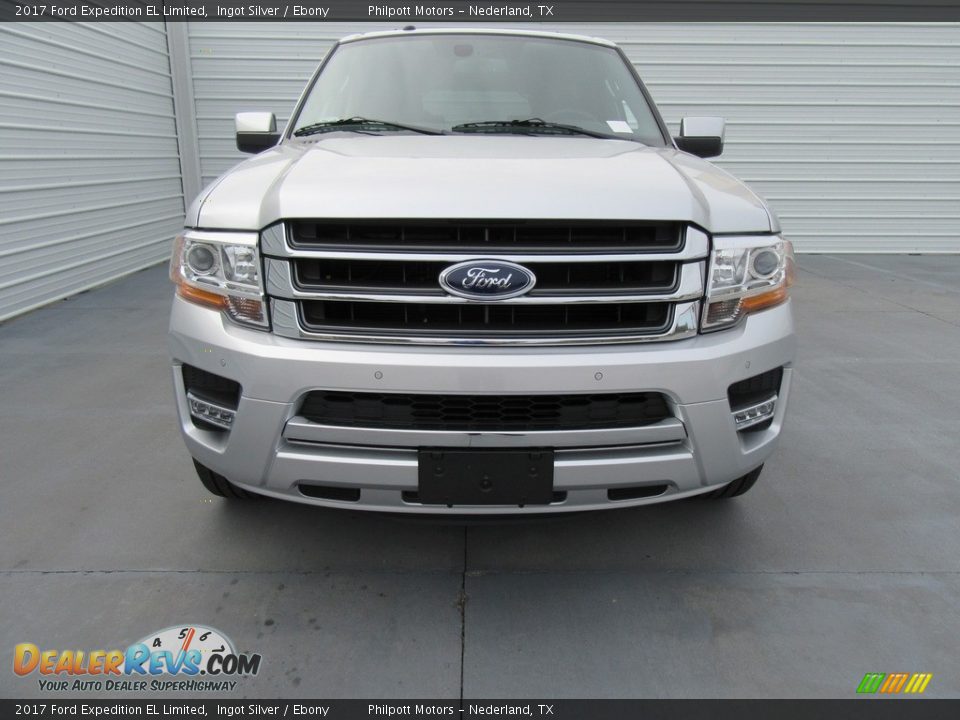 2017 Ford Expedition EL Limited Ingot Silver / Ebony Photo #8