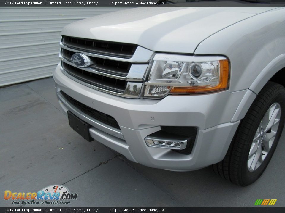 2017 Ford Expedition EL Limited Ingot Silver / Ebony Photo #10