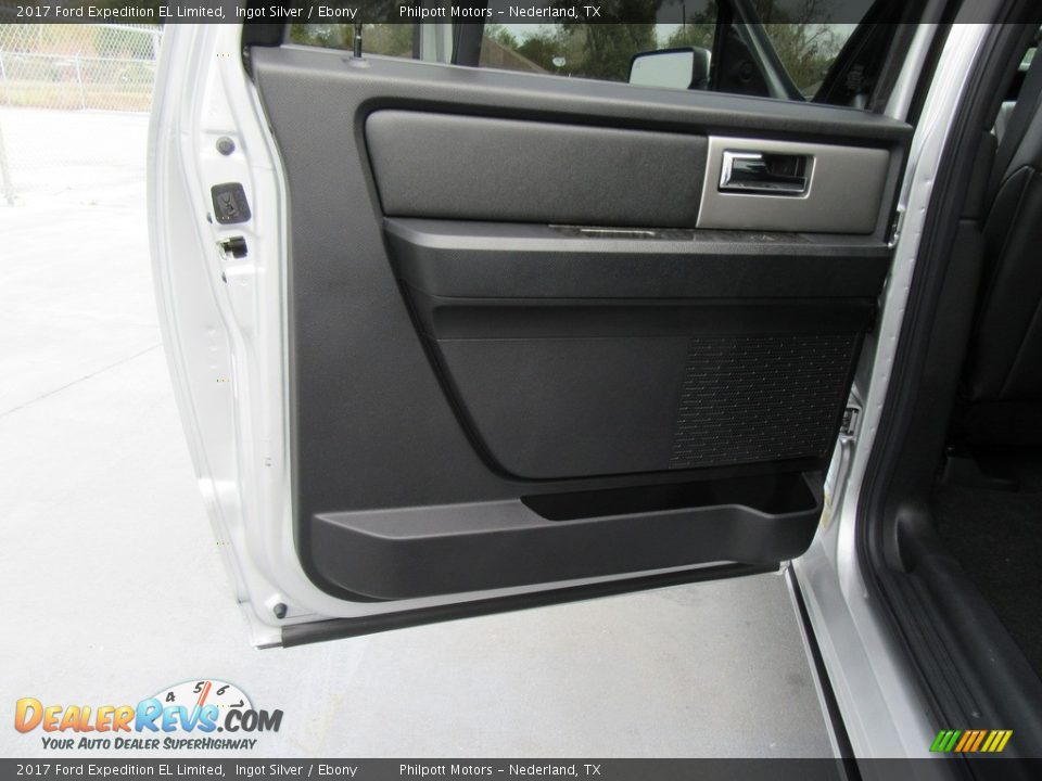 2017 Ford Expedition EL Limited Ingot Silver / Ebony Photo #21