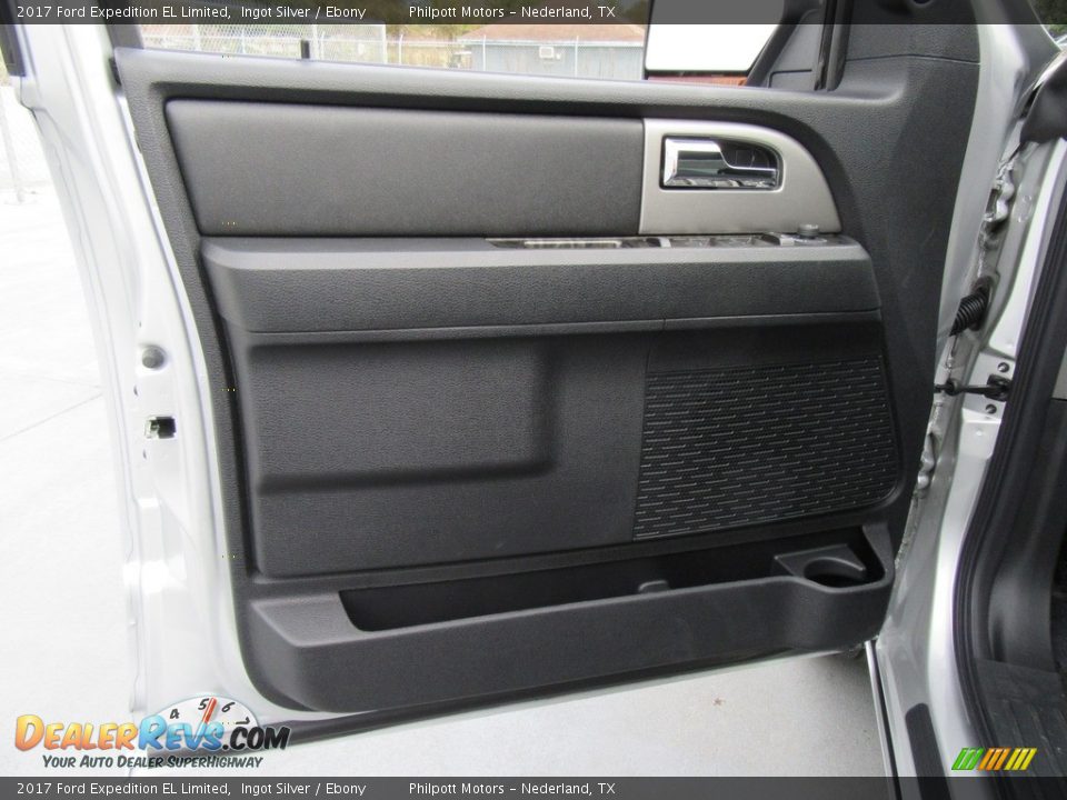 2017 Ford Expedition EL Limited Ingot Silver / Ebony Photo #23