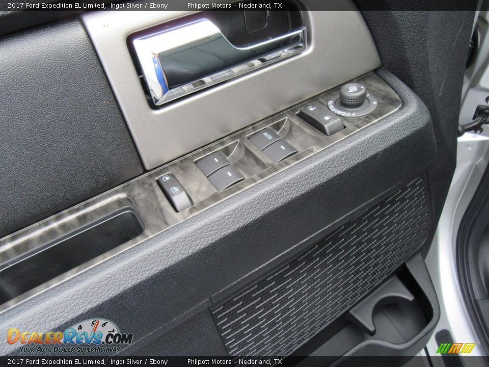 2017 Ford Expedition EL Limited Ingot Silver / Ebony Photo #24