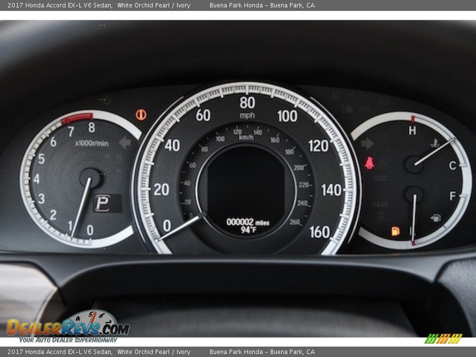 2017 Honda Accord EX-L V6 Sedan White Orchid Pearl / Ivory Photo #19