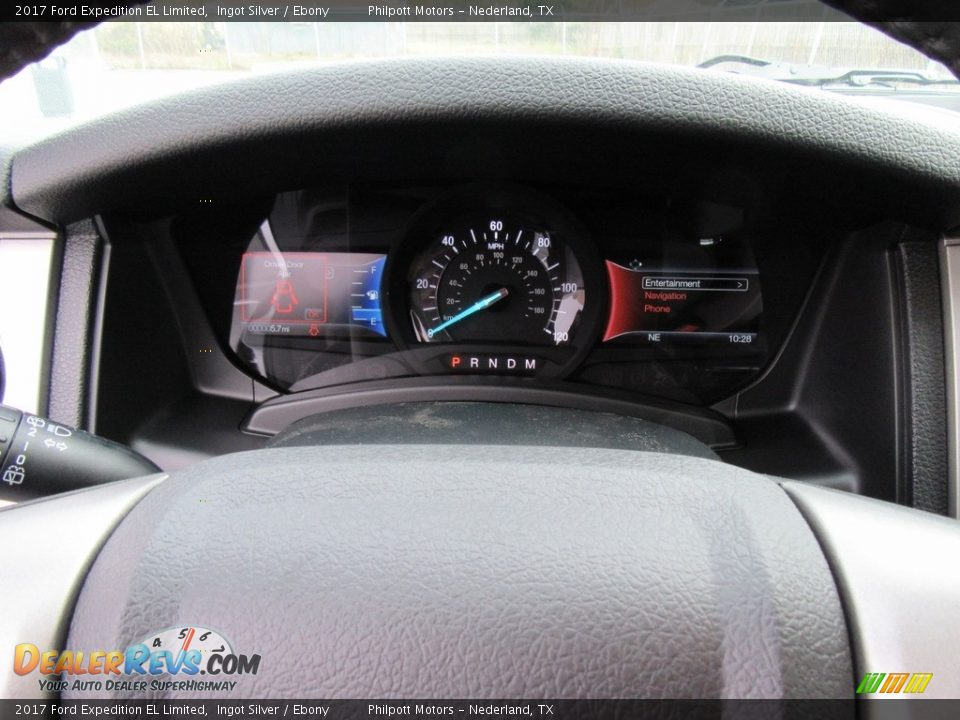 2017 Ford Expedition EL Limited Ingot Silver / Ebony Photo #36