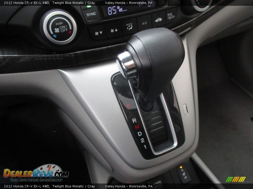 2012 Honda CR-V EX-L 4WD Twilight Blue Metallic / Gray Photo #16