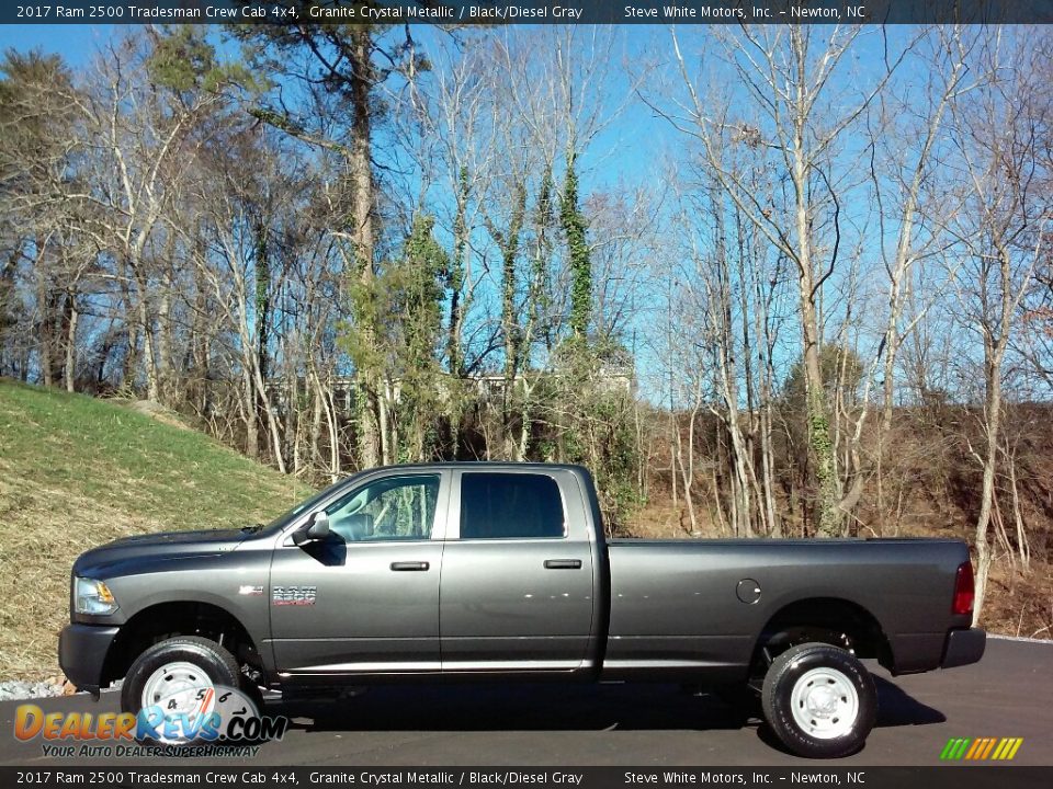 2017 Ram 2500 Tradesman Crew Cab 4x4 Granite Crystal Metallic / Black/Diesel Gray Photo #1