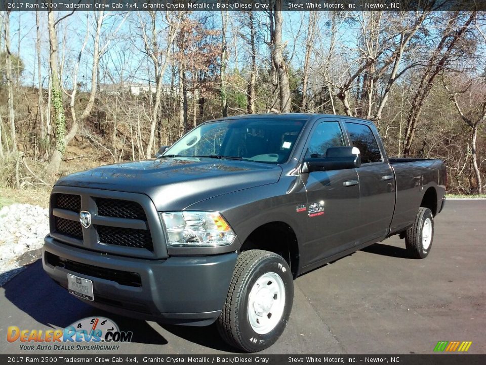 2017 Ram 2500 Tradesman Crew Cab 4x4 Granite Crystal Metallic / Black/Diesel Gray Photo #2