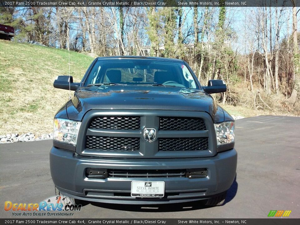 2017 Ram 2500 Tradesman Crew Cab 4x4 Granite Crystal Metallic / Black/Diesel Gray Photo #3